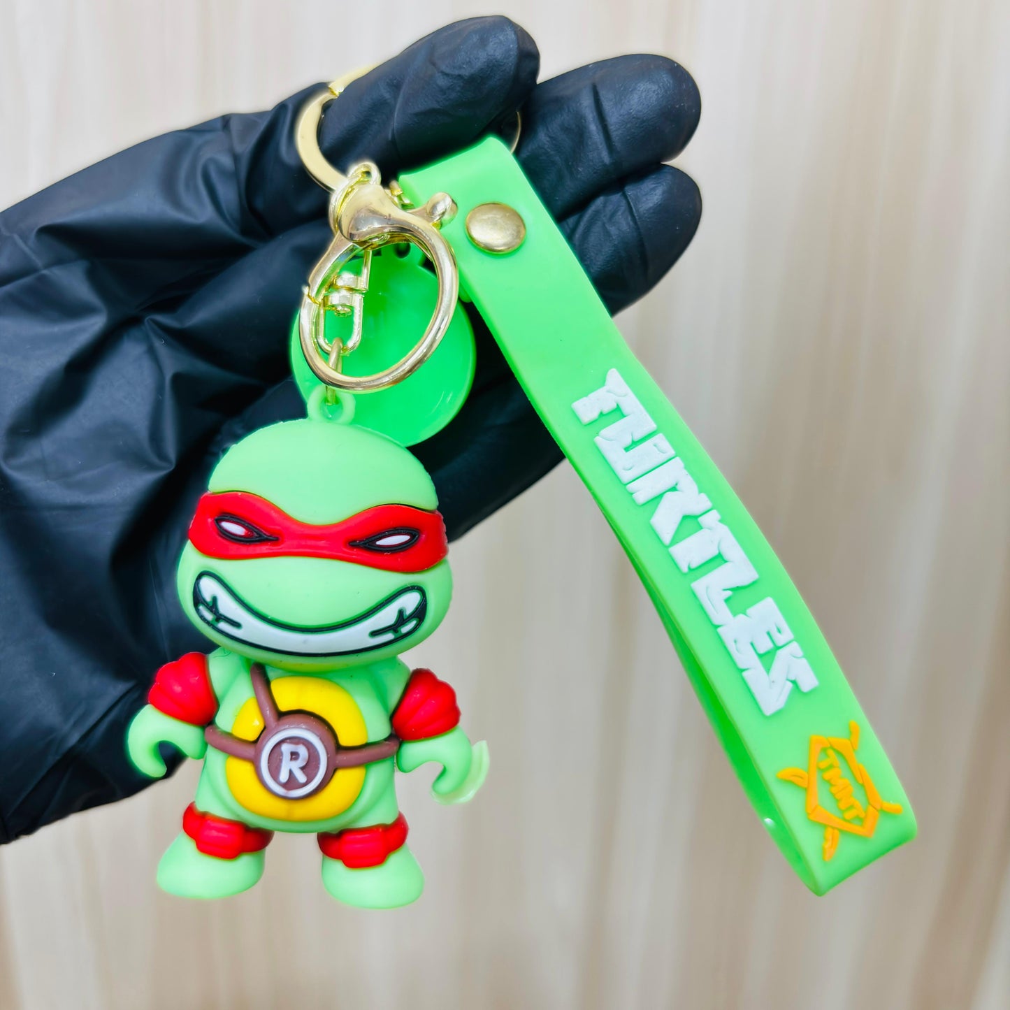 Ninja Turtle Premium Rubber Key Chain