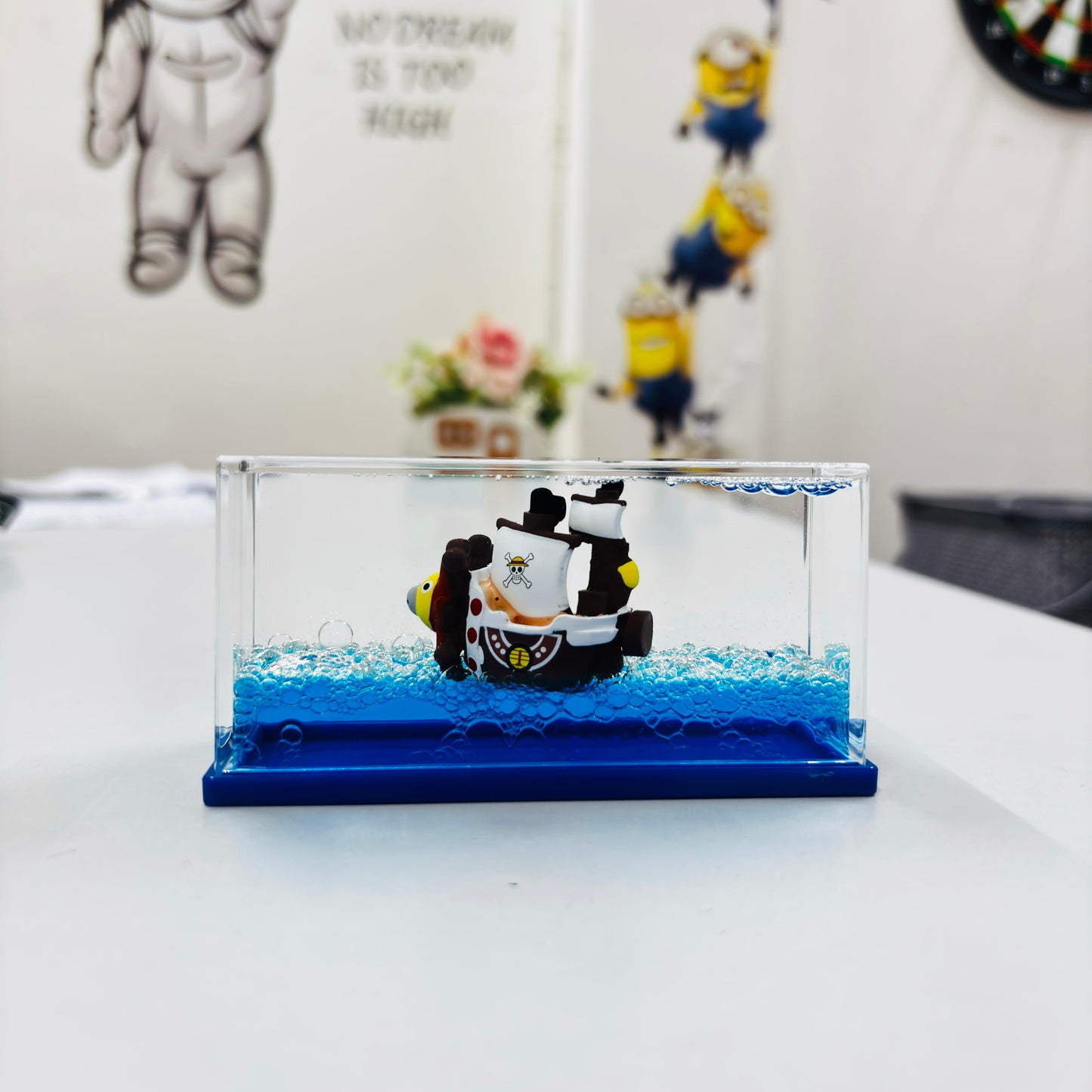 Luffy Ship Water Showpeice & Paper Weight Medium