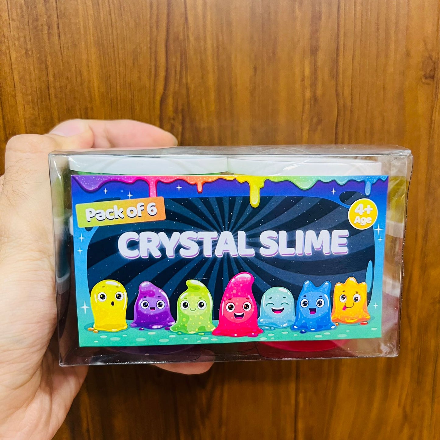 Premium Crystal Slime Pack of 6
