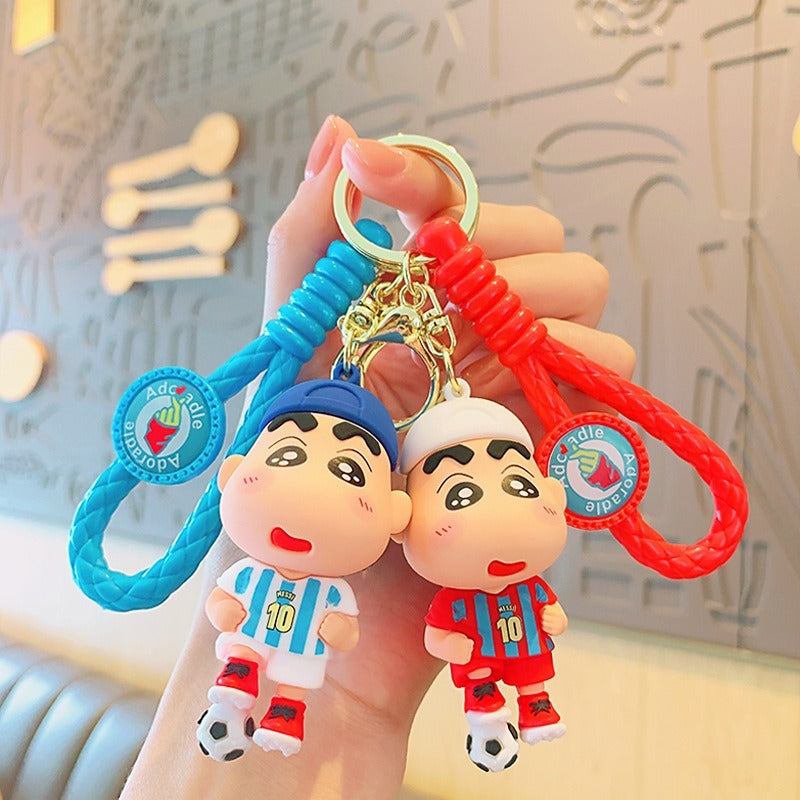 Shinchan Football Keychain