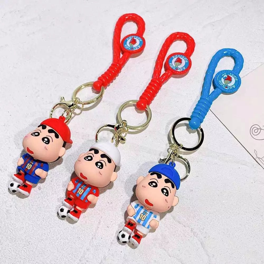 Shinchan Football Keychain