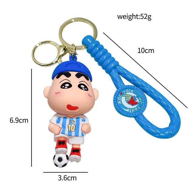 Shinchan Football Keychain