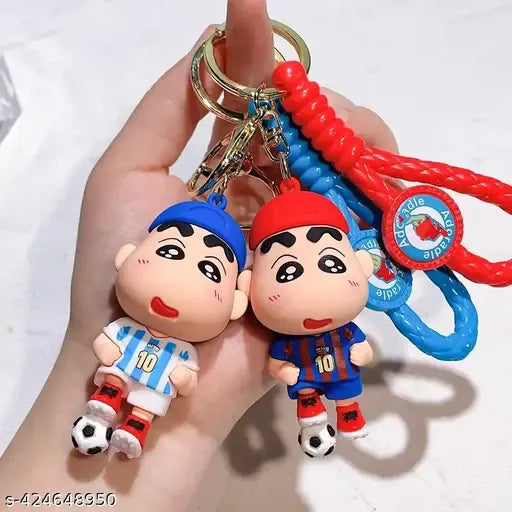 Shinchan Football Keychain
