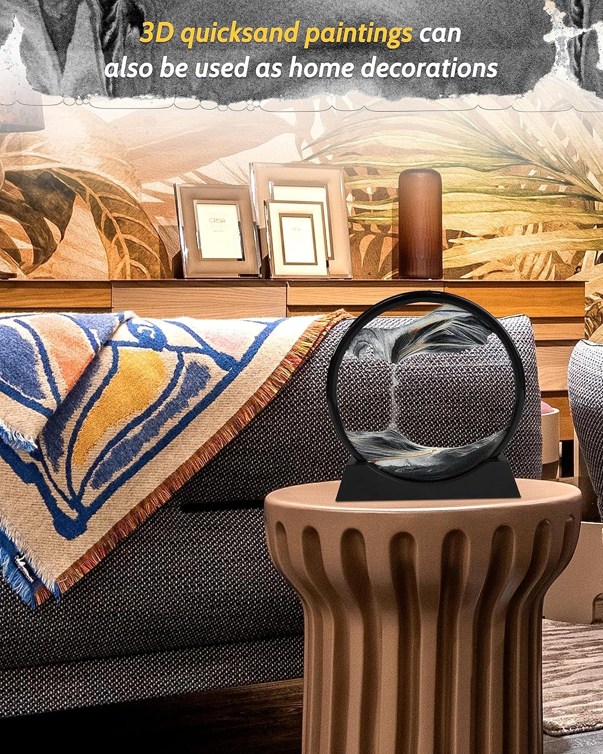 Creative Moving Sand Art Painting 7 Inch