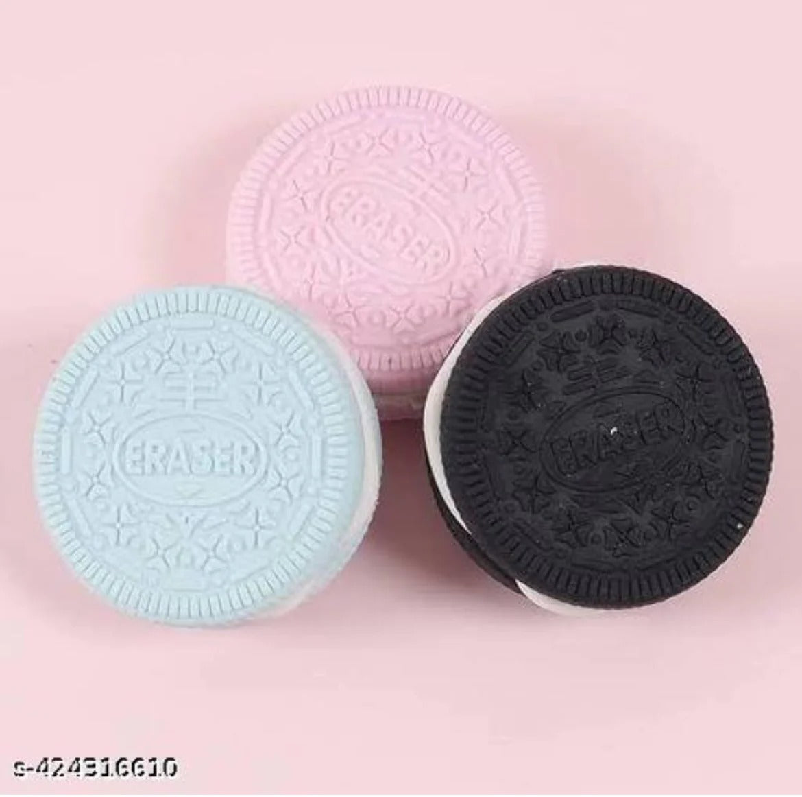 Cute Oreo Biscuit Shaped Eraser