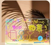 Acrylic Dry Erase Board with Light DIY Drawing Board