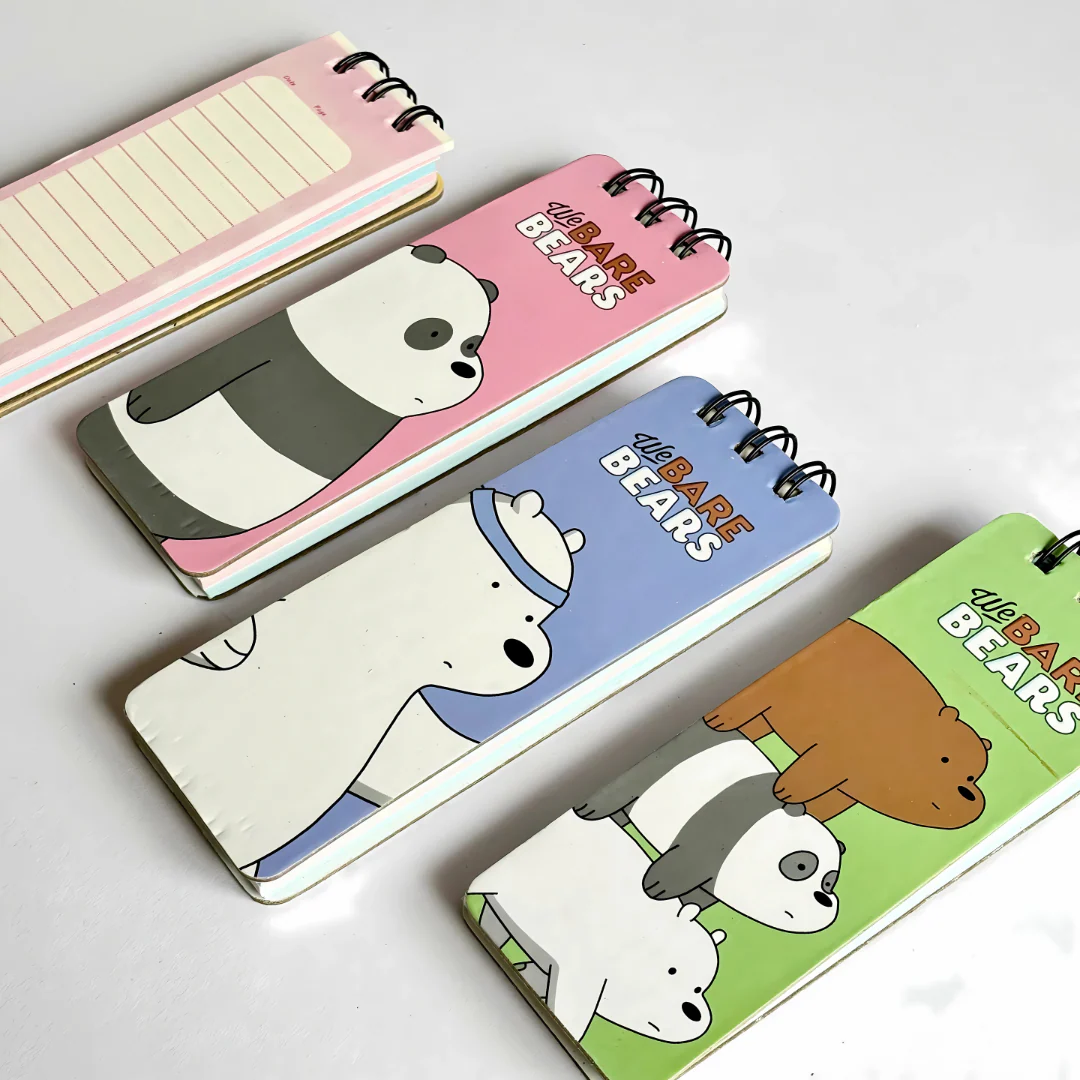 We Bare Bears Spiral Mini Notepad