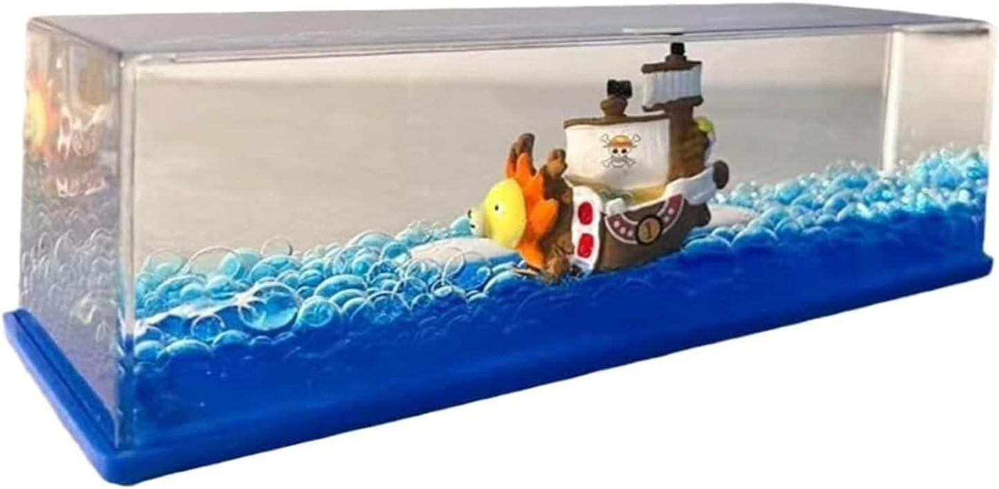 Luffy Ship Water Showpeice Paper Weight Large