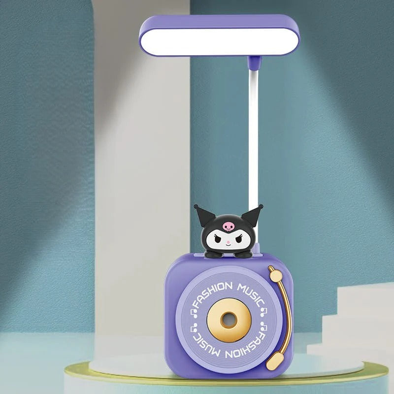 Kuromi Desk Lamp with Built-in Sharpener