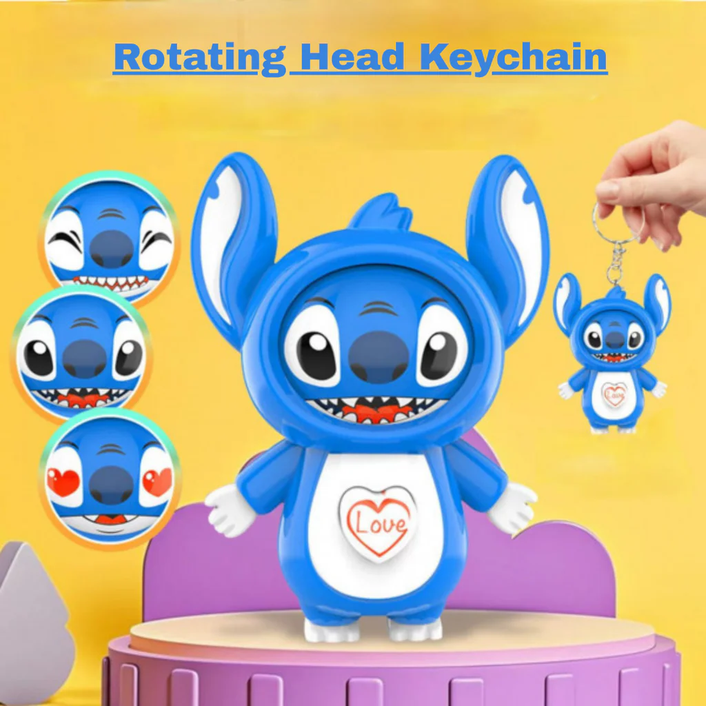 Stitch Face Changing Keychain