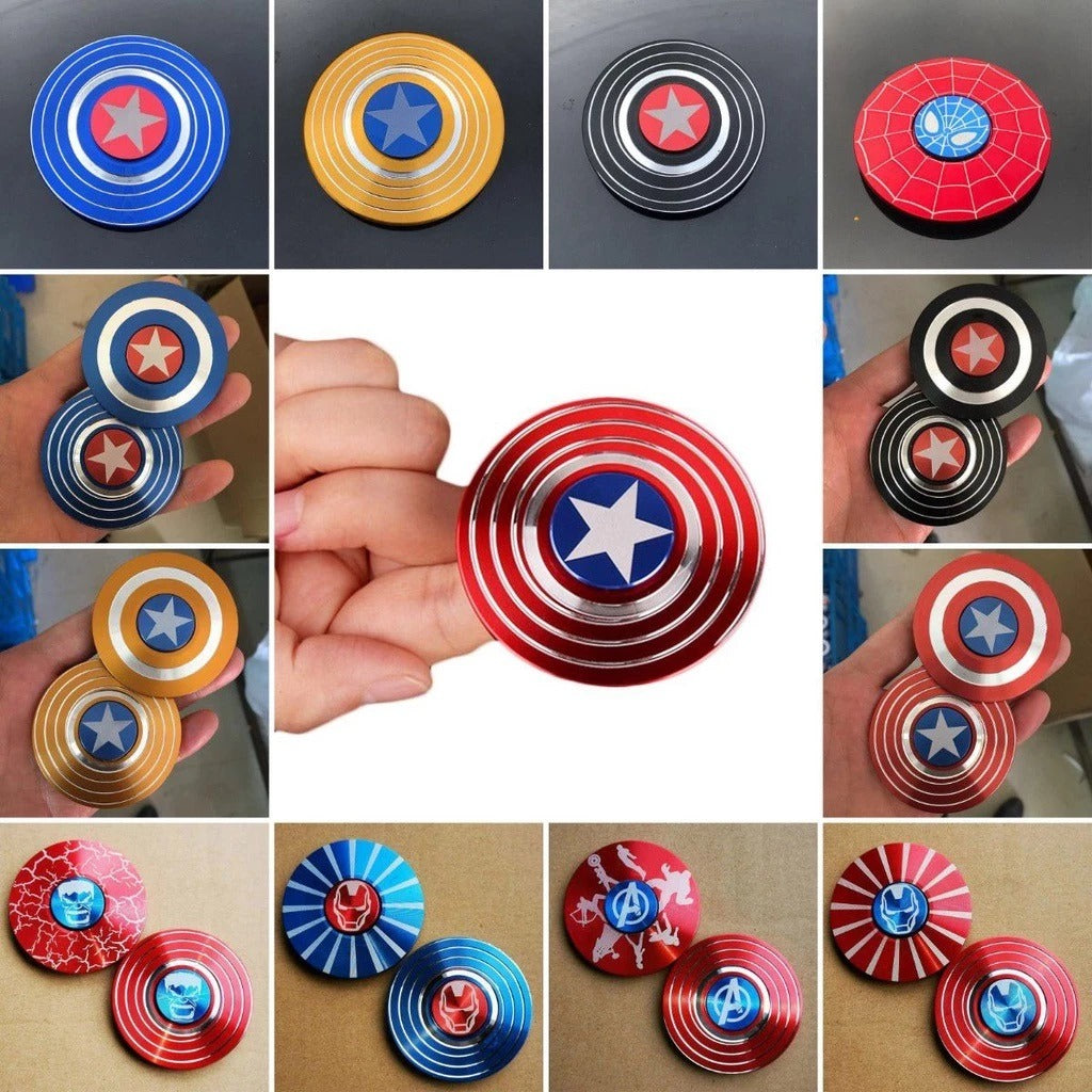 Avengers-themed metal spinner