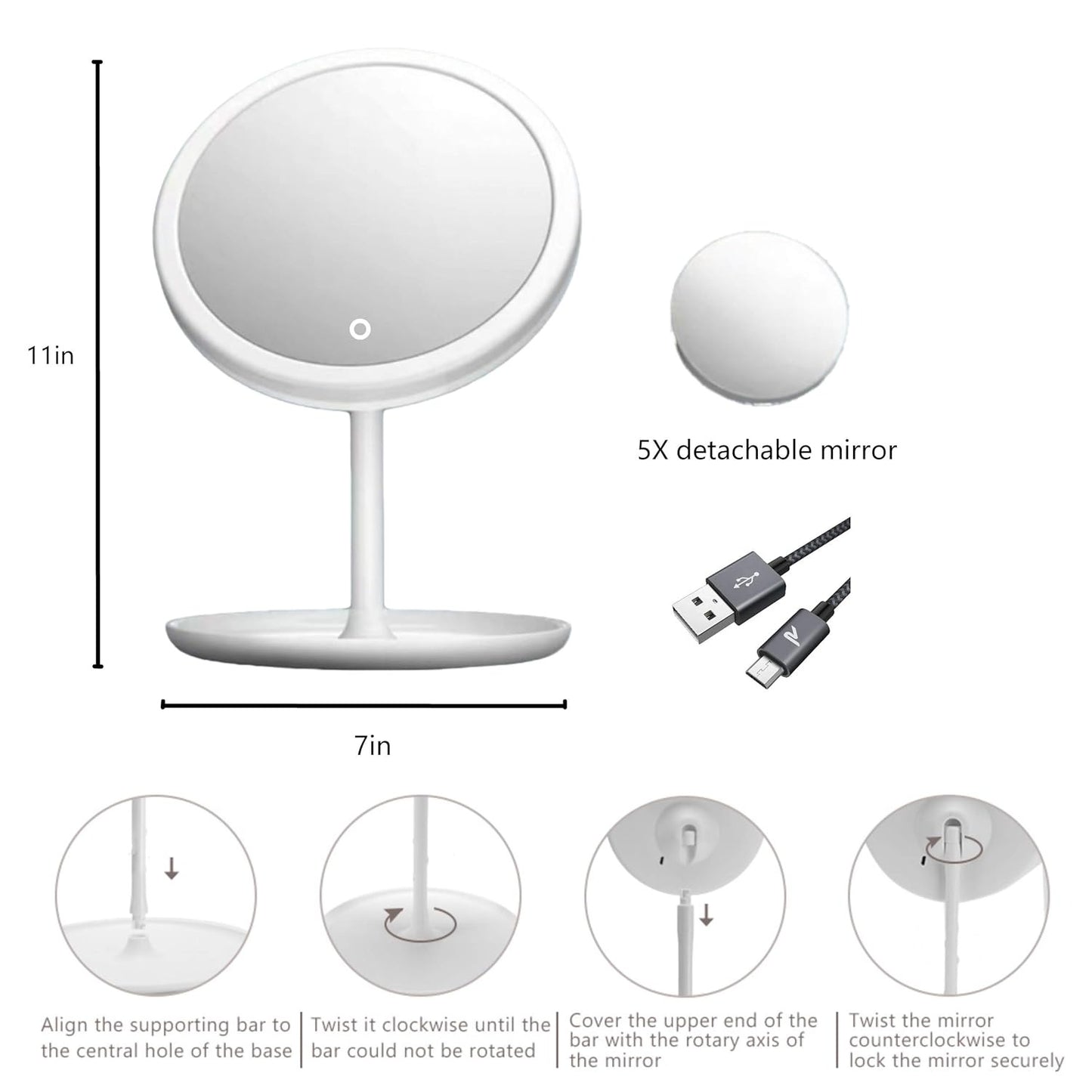 Radiant Touch Mirror