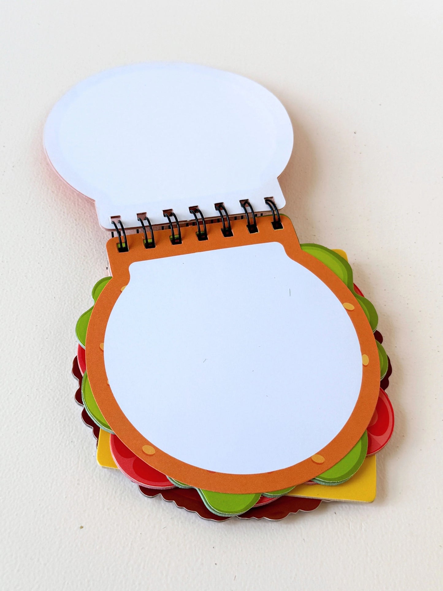 Burger Spiral Notebook