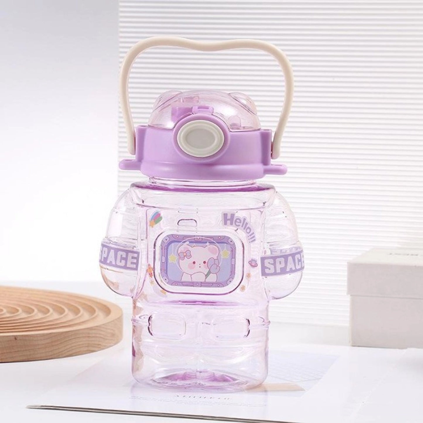 Astro Bear Dual Sipper Water Bottle
