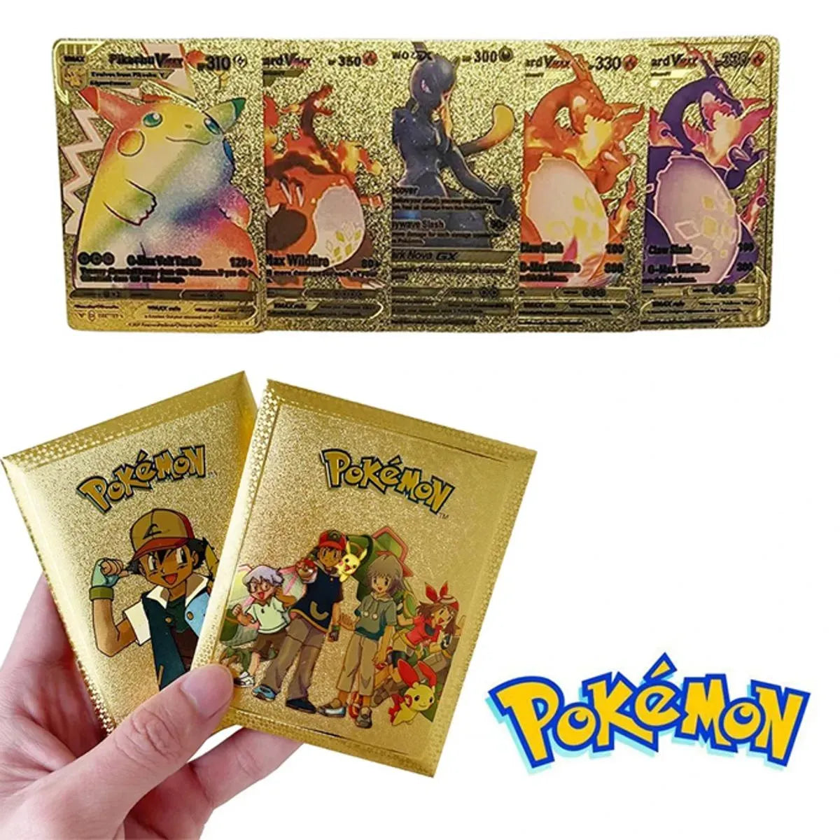 Pokemon Waterproof Golden Cards