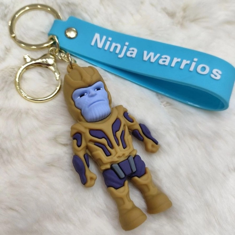 Thanos 3D Rubber Keychain