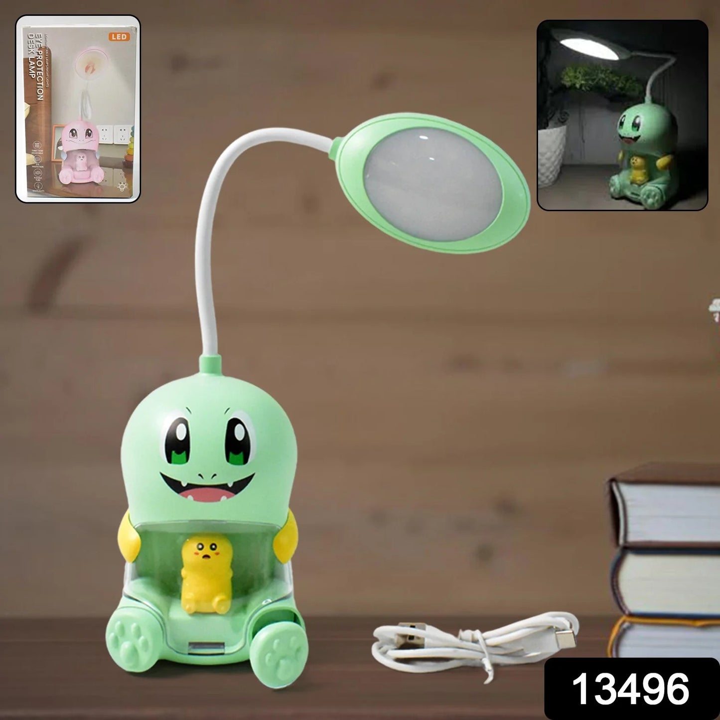 Cartoon Led Desk Lamp with Phone Stand
