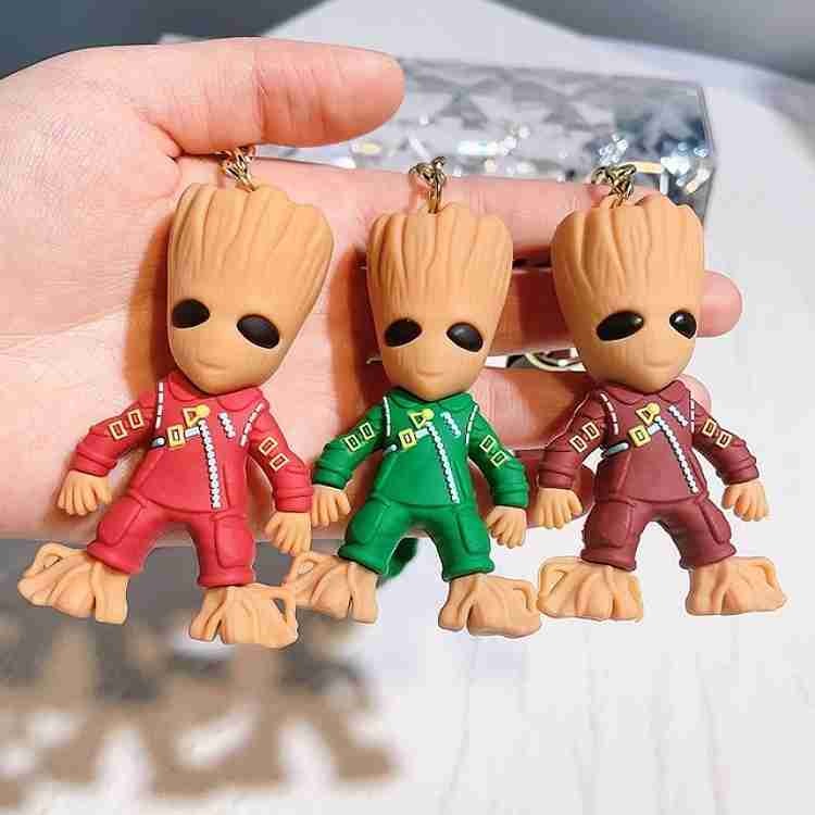 Groot Superhero 3D Keychain