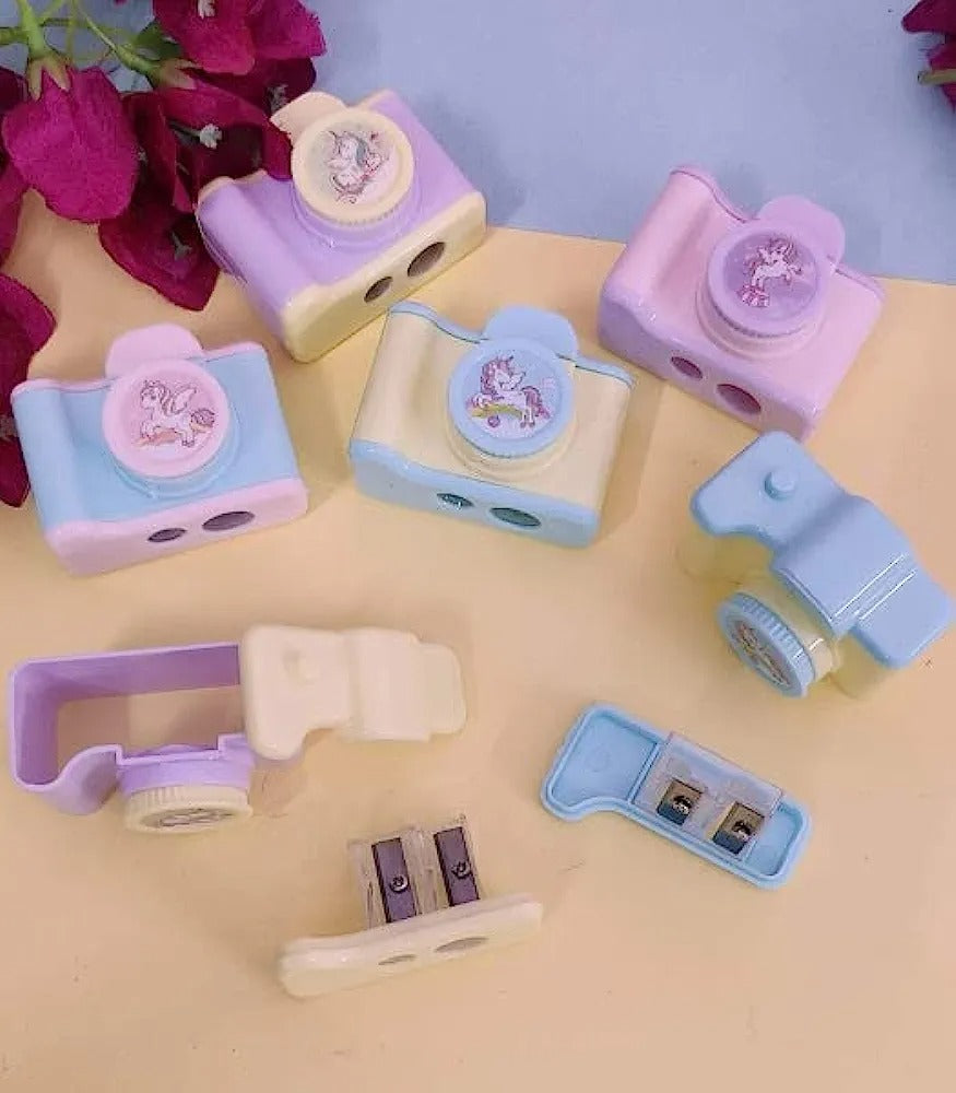 Unicorn Camera Shape Pencil Sharpener