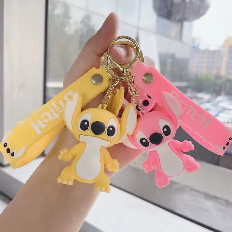 Stitch Premium Rubber Key Chain