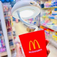 Mini McDonald's Table Lamp With USB Rechargeable