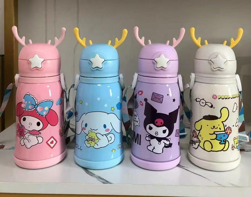 Sanrio character- themed insulated water bottle