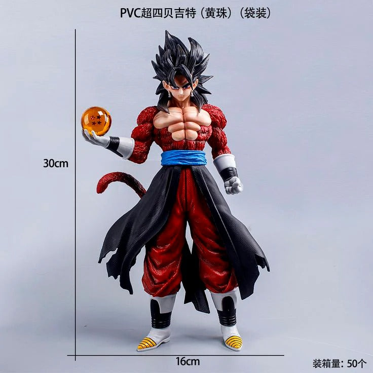Masipicks Vegito SSJ4 Action Figure with Dragon ball in Hand (30 cm Height)