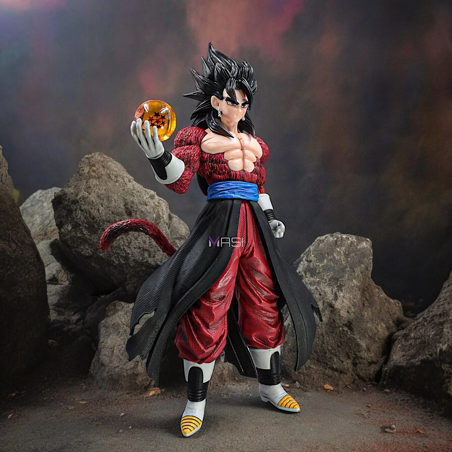 Masipicks Vegito SSJ4 Action Figure with Dragon ball in Hand (30 cm Height)