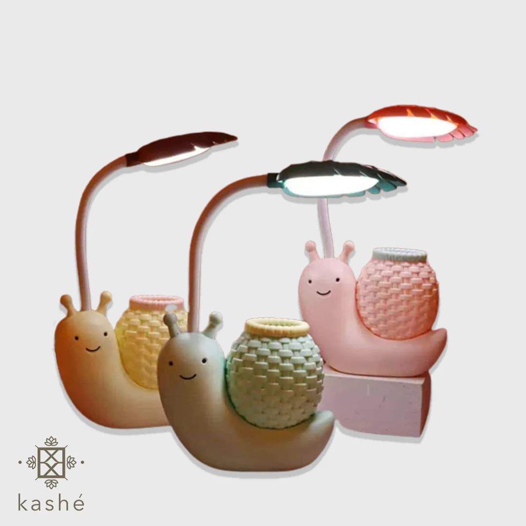 Snail Desk Lamp with Pen Holder