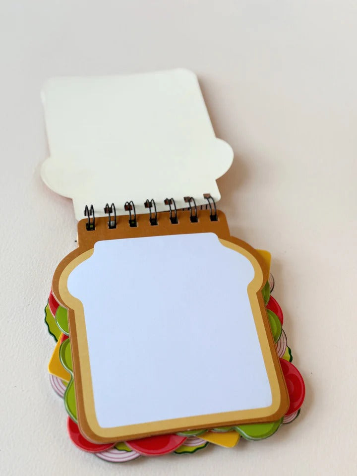 Sandwich Shape Notepad