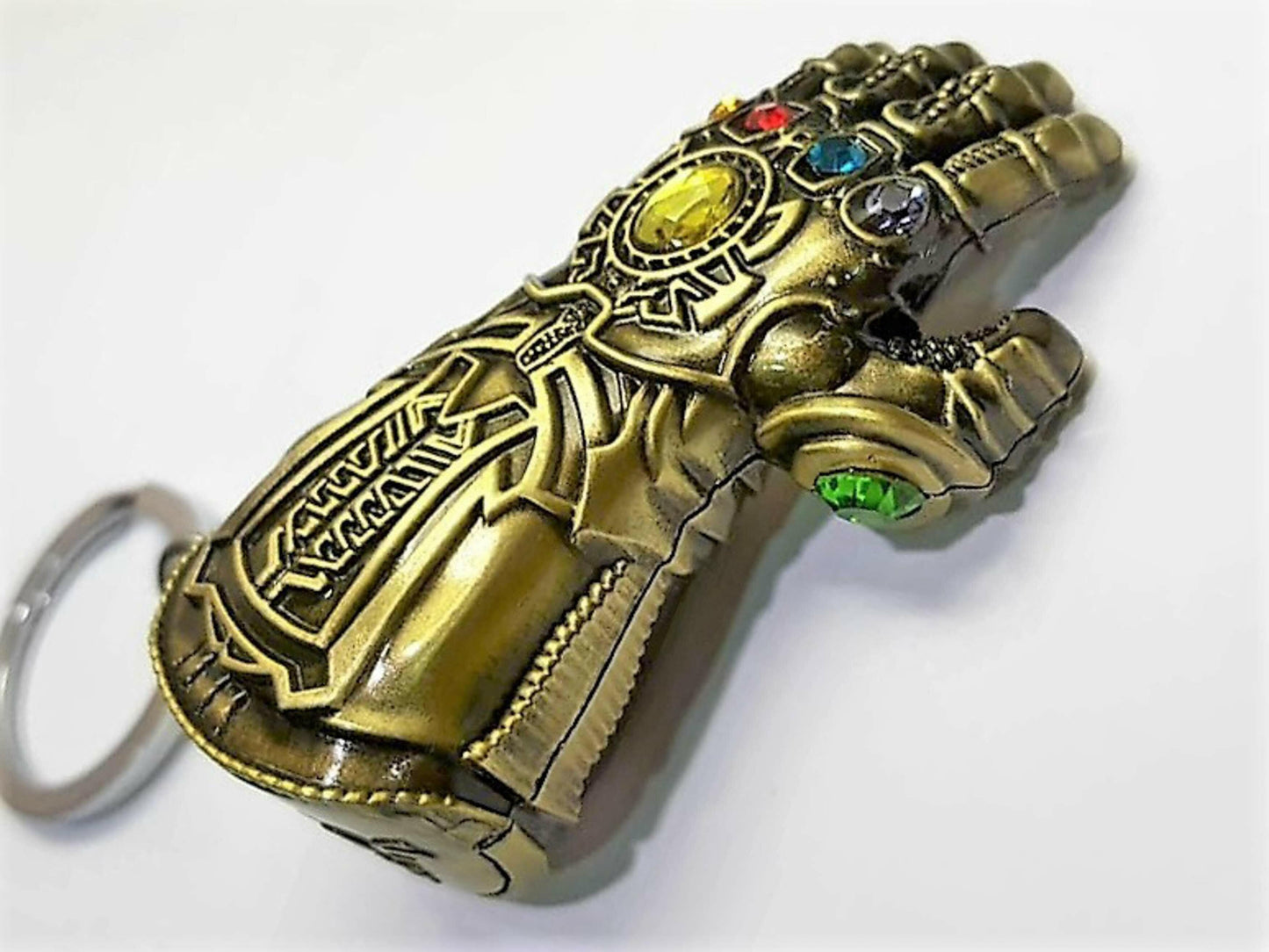 Small Thanos Hand Metal Keychain