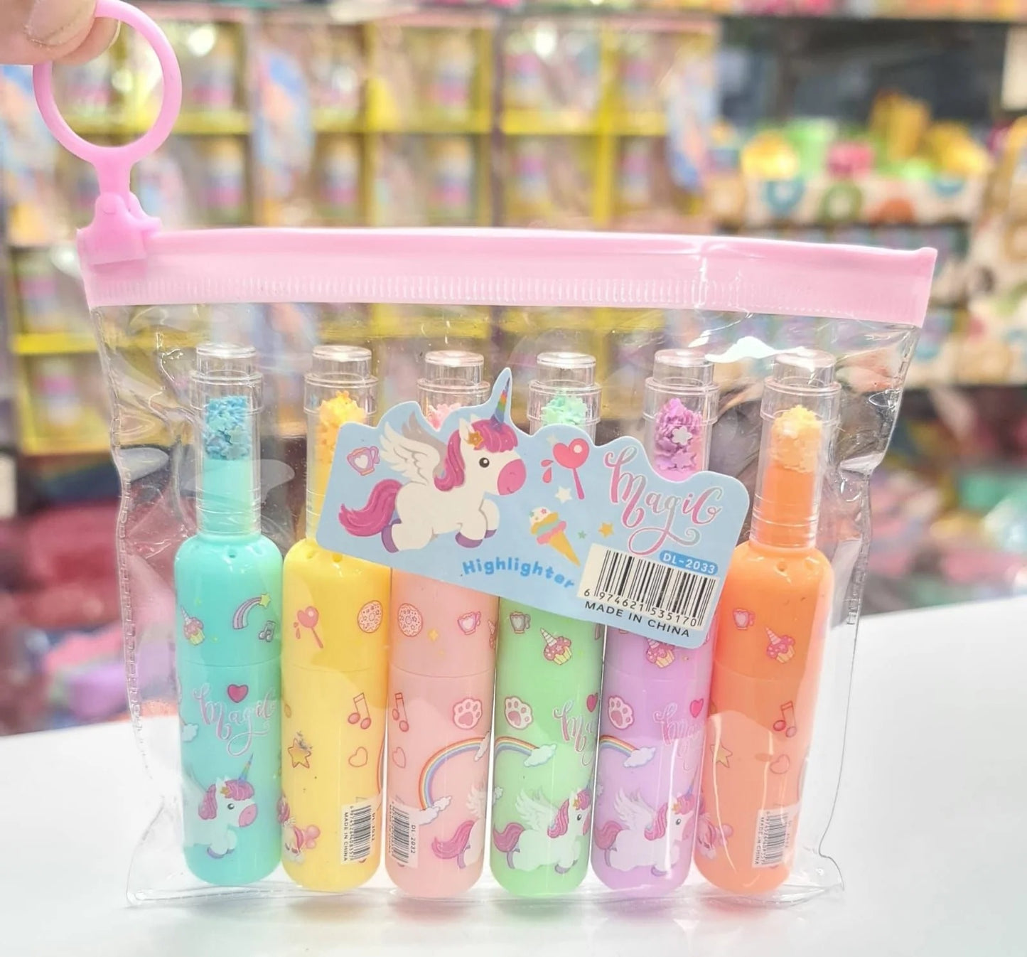 Unicorn Highlighters set