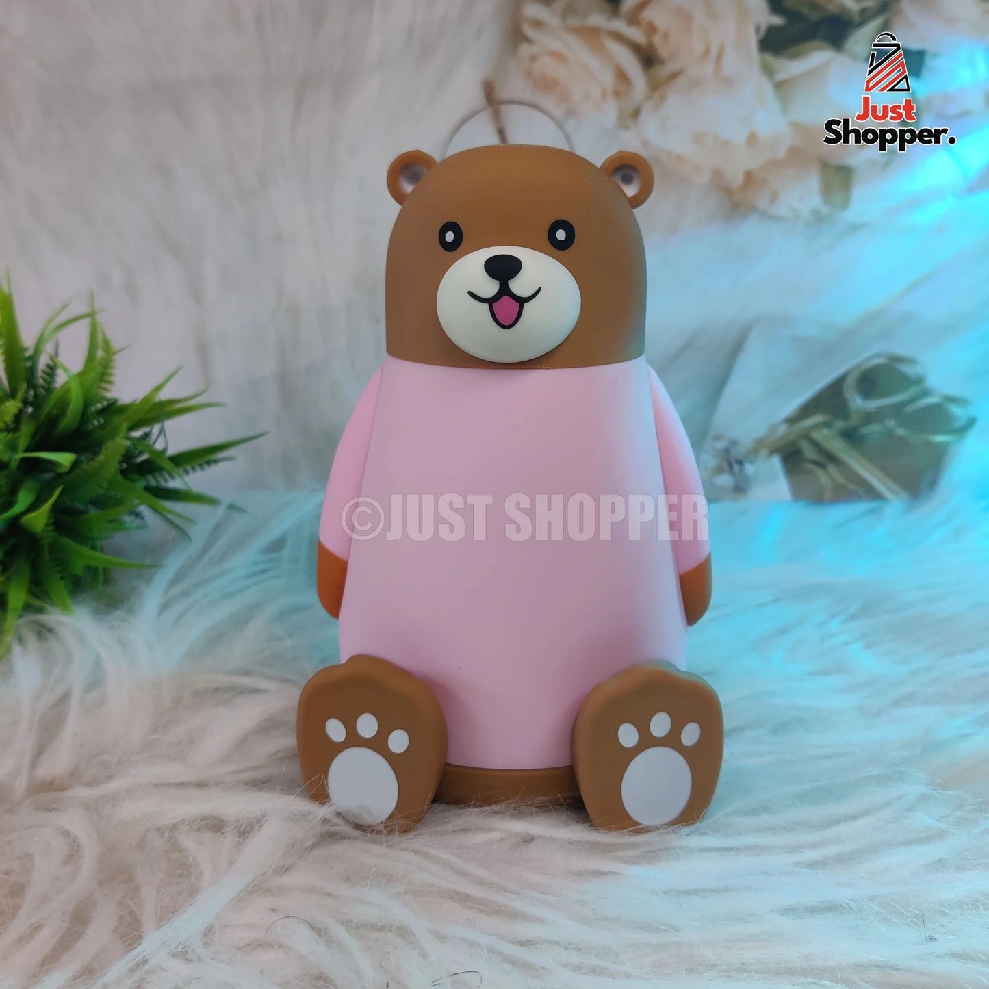Cute Bear Water Bottles in Colorful Outfits