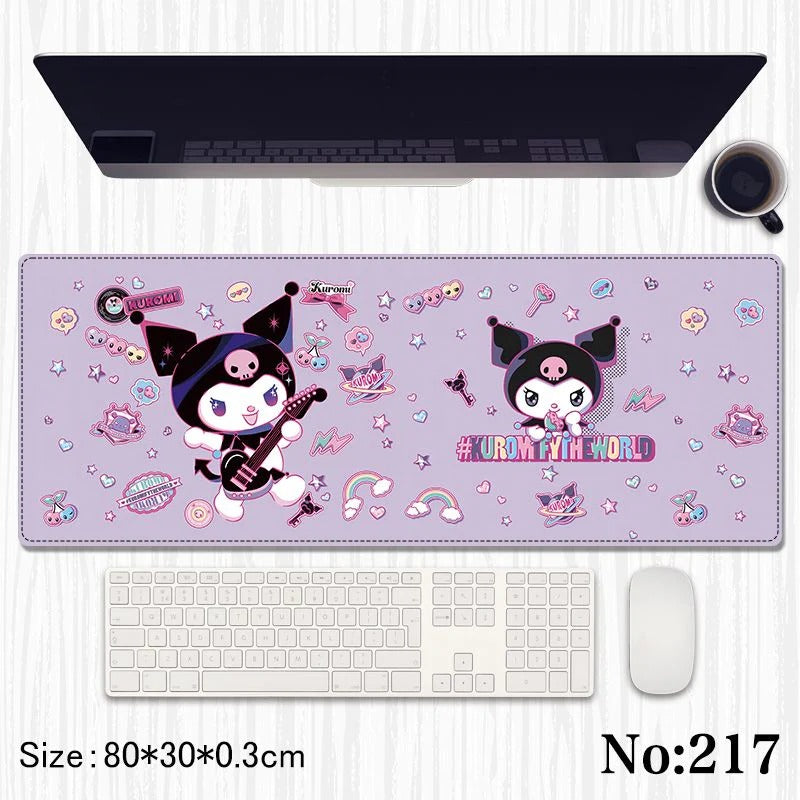 New Kuromi Purple Table Mat & Mouse Pad