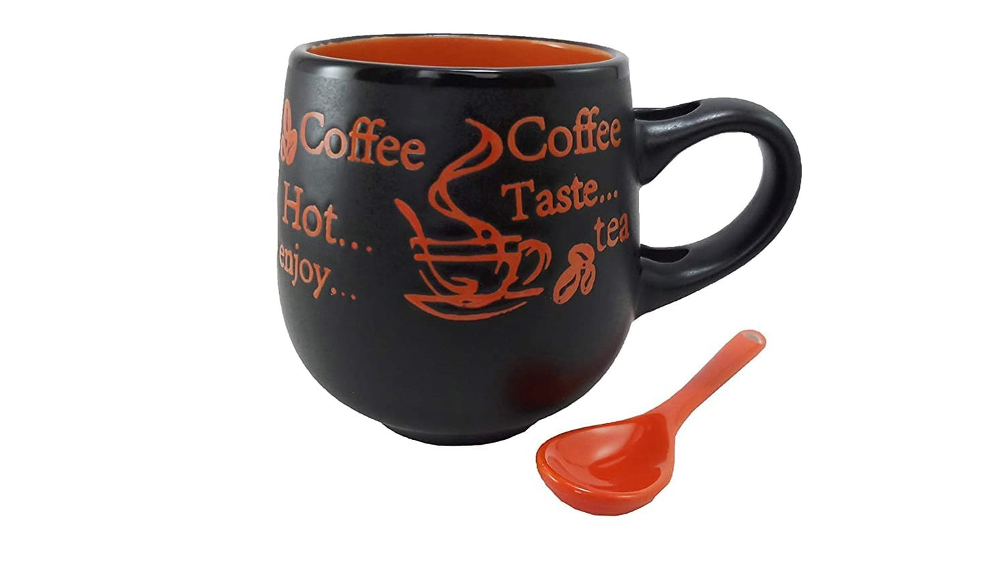 Coffee Mug with Spoon