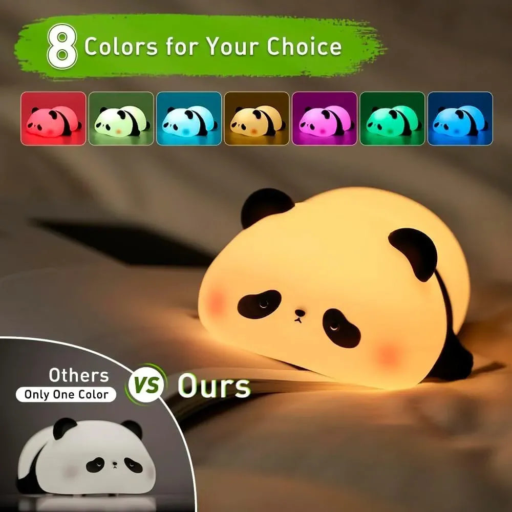 Sleeping Panda Silicon Night Lamp