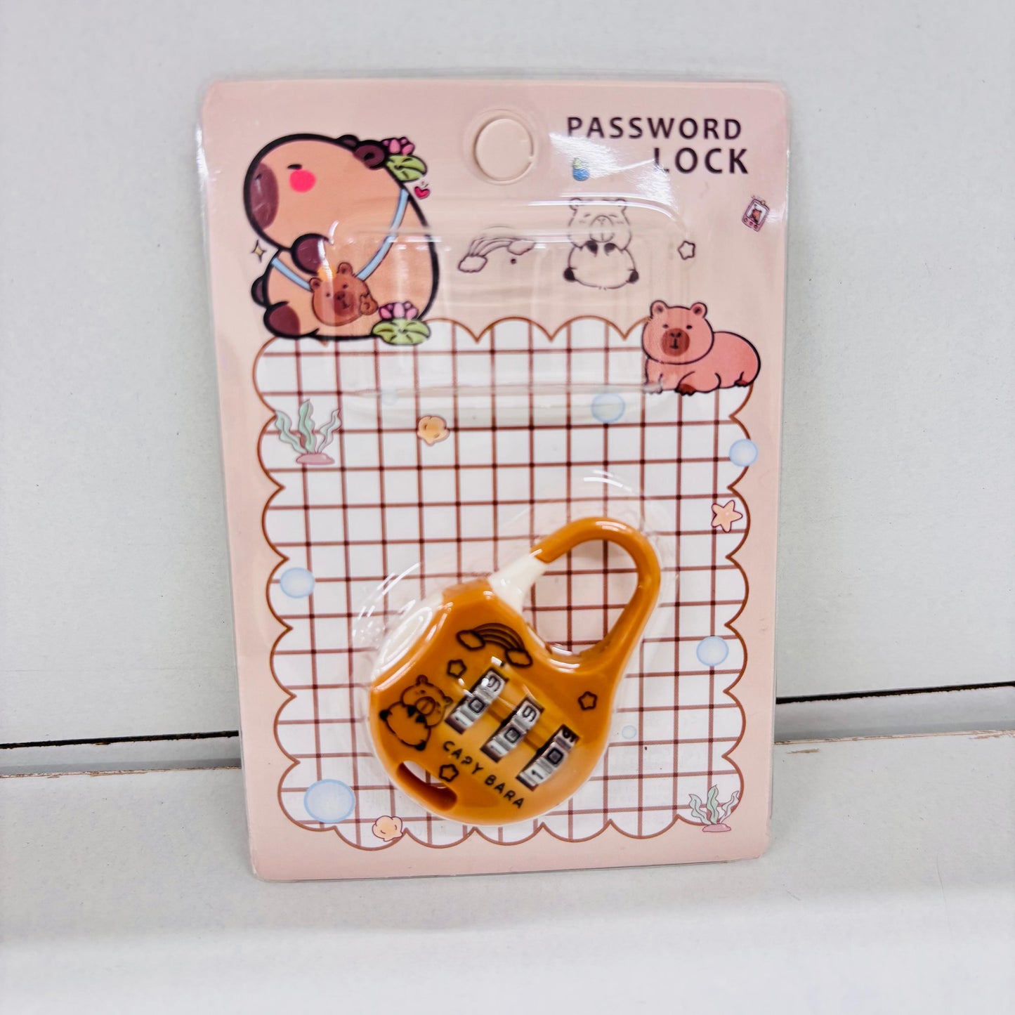 Capybara Password Lock