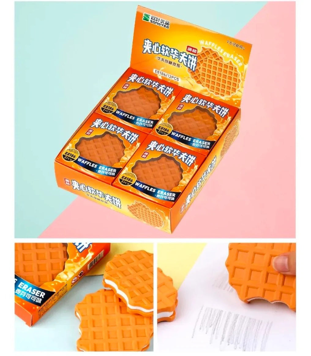 Waffle Eraser Big Size