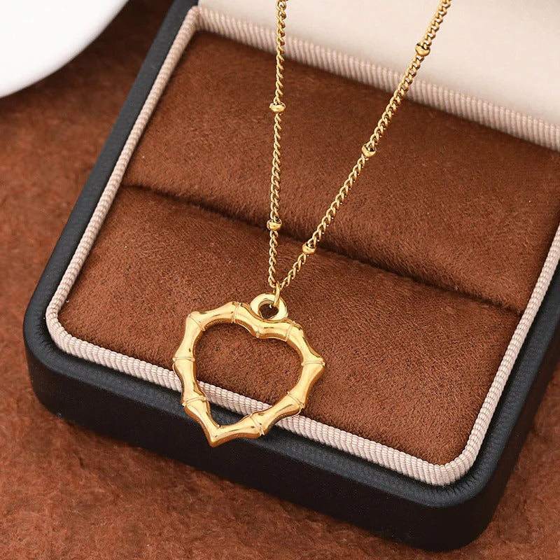 Hollow Heart Necklace