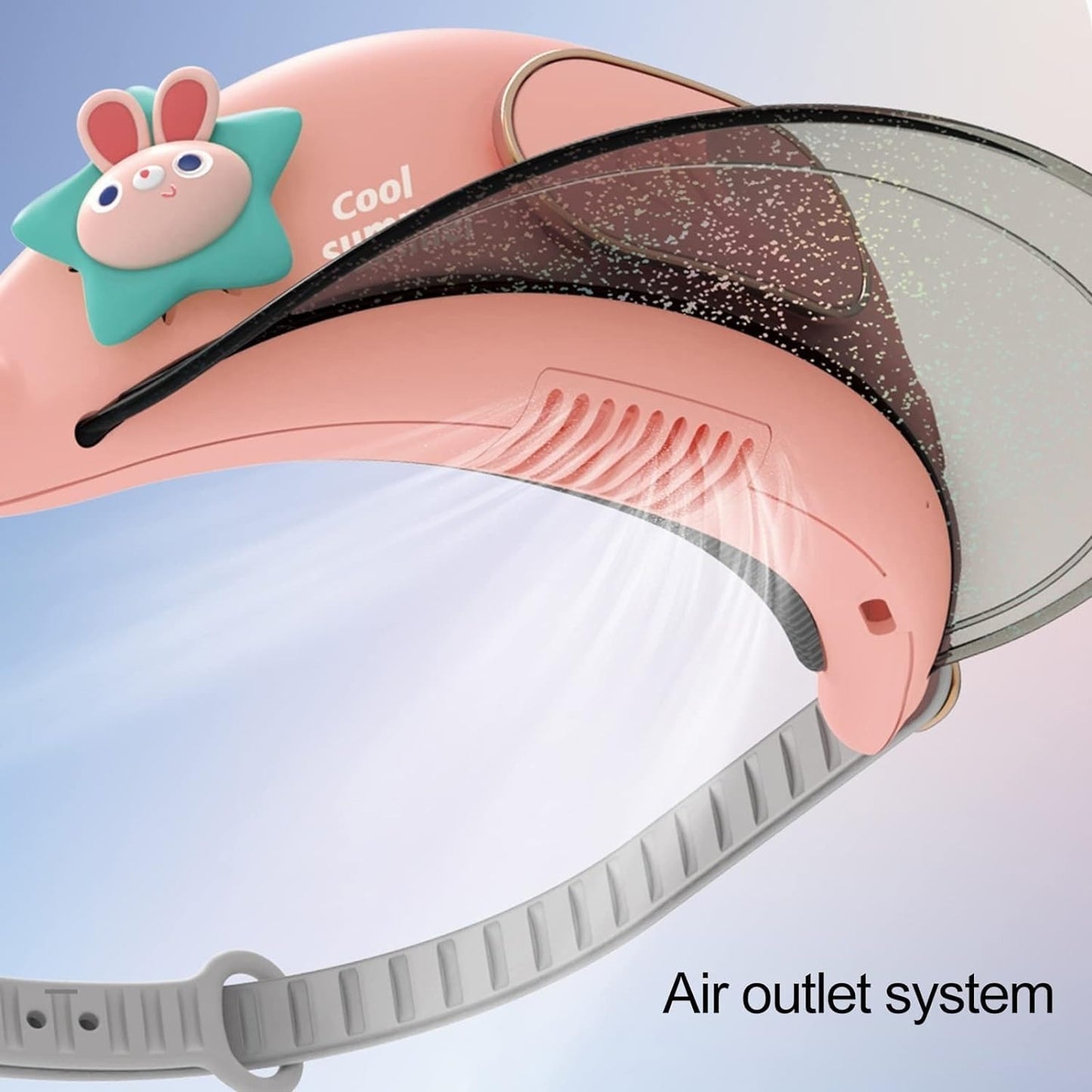 Sun Protector Cute Hat with Cooling Fan
