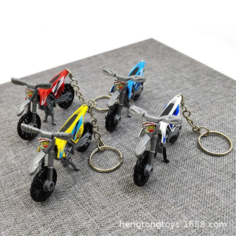 New 2x2 Bike Design Metal Keychain