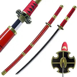 Zoro Red 104 cm Normal Wooden Katana