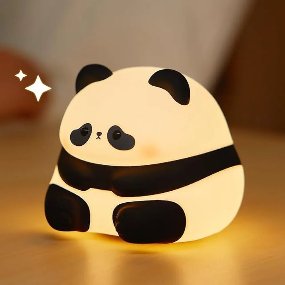 Panda Sitting (Hua Hua) Sillicon Night Lamp