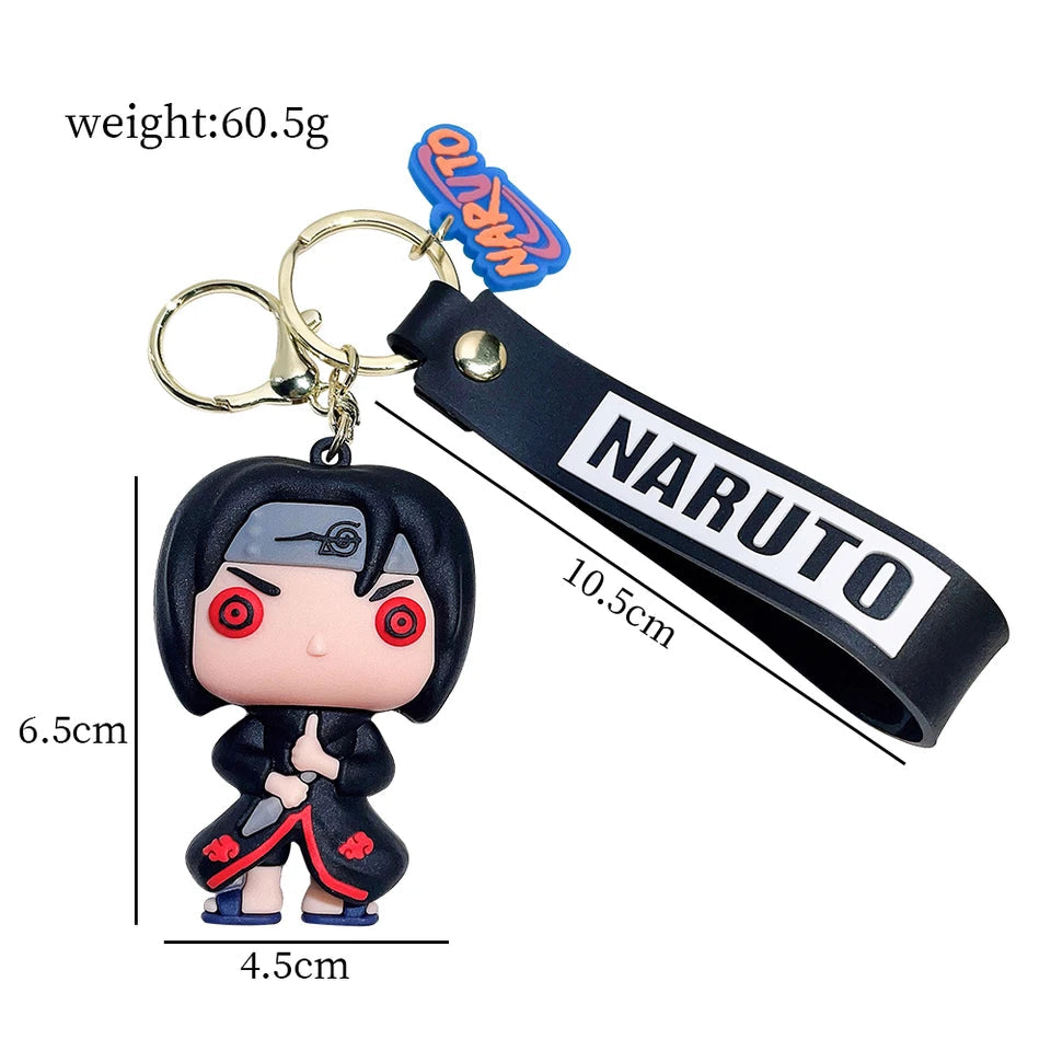 Anime Naruto Black Key Chain