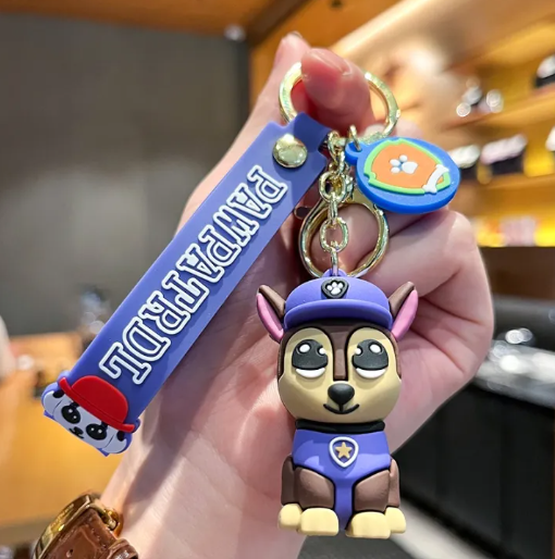 New Paw Petrol Rubber Keychain