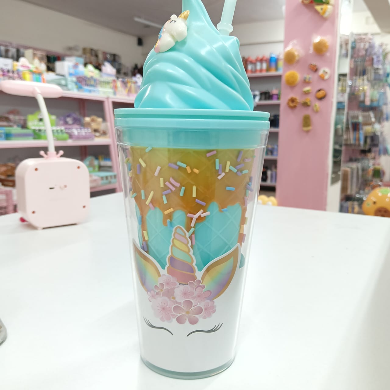 Ice Cream Unicorn Sipper