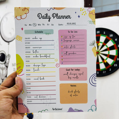 Daily Planner Organizer Notepad