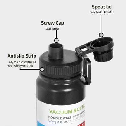 Stainless Steel Hot & Cold Water Bottle (1000 ML)