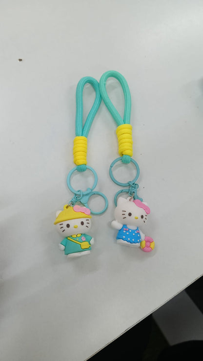 Hello Kitty Rubber Keychain