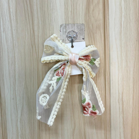 Rose Garden Bow Clip